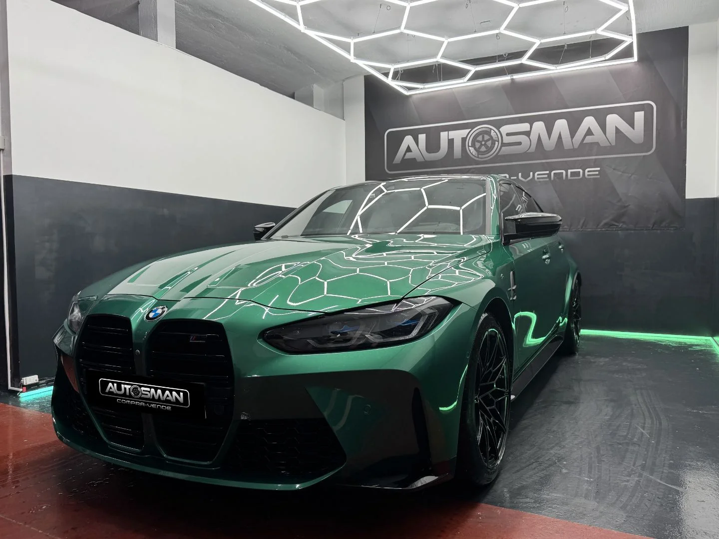 BMW Serie 3 M3 Competition 2022 Gasolina Verde - Vista lateral